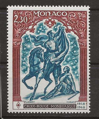   MONACO    ANNEE 1968 Y.T N°742 NEUF**