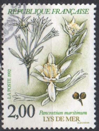 1992 - YT N° 2766 - Lys de mer - Cachet rond