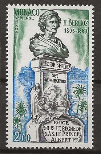   MONACO POSTE AERIENNE    ANNEE 1969 Y.T N°93 NEUF**