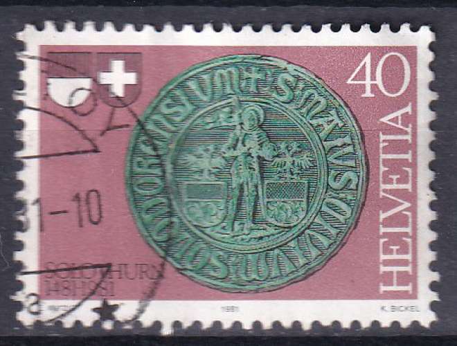 SUISSE - 1981 - Solothurn  - Yvert 1133 Oblitéré