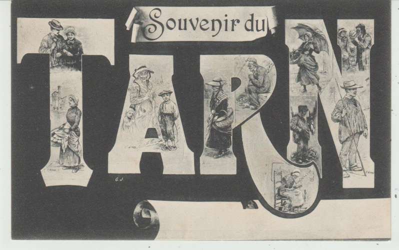 CPA SOUVENIR DU TARN (81) MULTIVUES