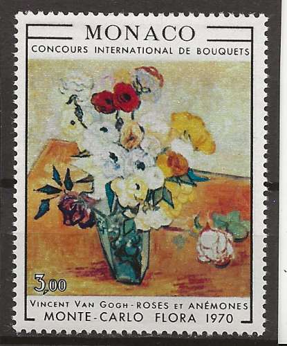   MONACO    ANNEE 1970 Y.T N°817 NEUF** 