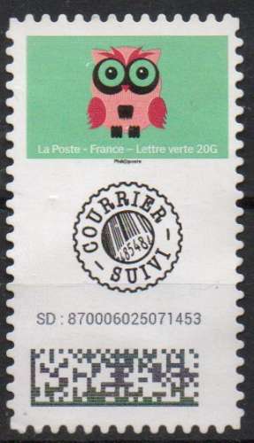 2020 - Adhésif YT N° 1926 - Lettre suivie