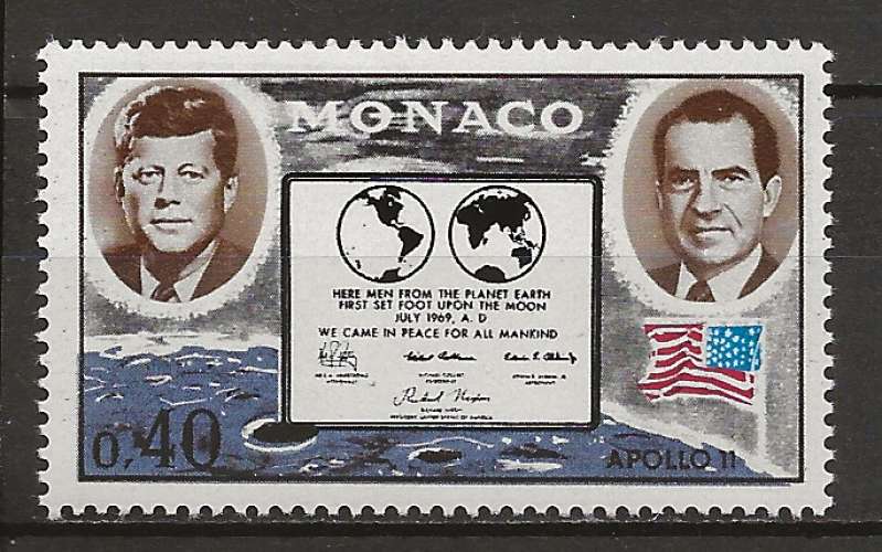   MONACO    ANNEE 1970 Y.T N°829 NEUF**