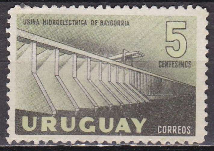 URUGUAY N° 650 de 1958 oblitéré