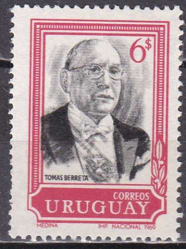 URUGUAY N° 784 de 1969 neuf(*)