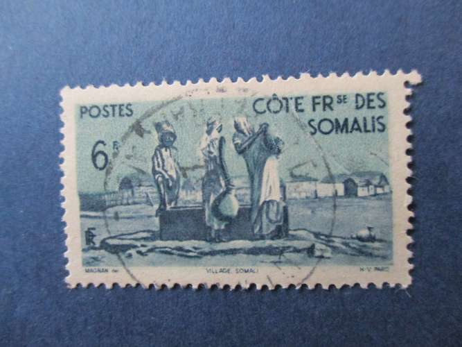 Cote des Somalis y & t 278 obl 1947