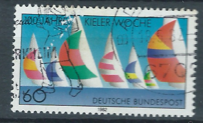 ALLEMAGNE-RFA-OBL-1982-YT N°964-Semaine de Kiel