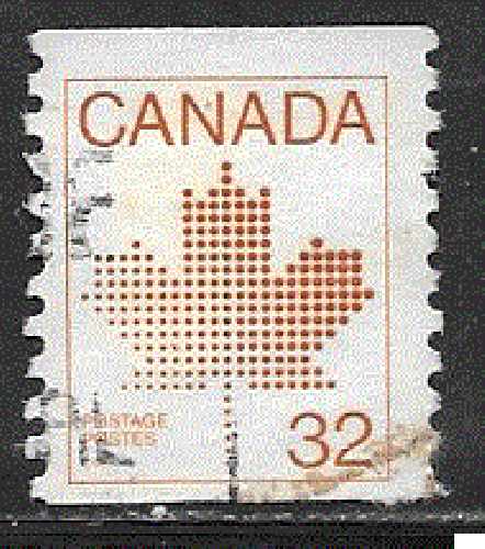 Canada  - YT  828a  obl  - Feuille d'érable (1983)