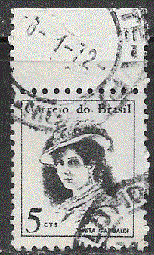 Brésil  - YT  818  obl - Anita Garibaldi (1967)