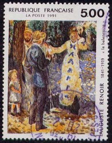 Timbre oblitéré n° 2692(Yvert) France 1991 - Tableau de Renoir