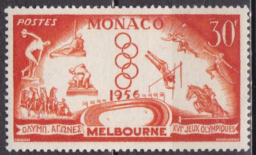 MONACO N° 443 de 1956 neuf* 