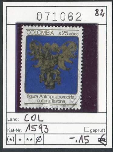 Colombie 1982 - Michel 1593 - oo oblit. - 