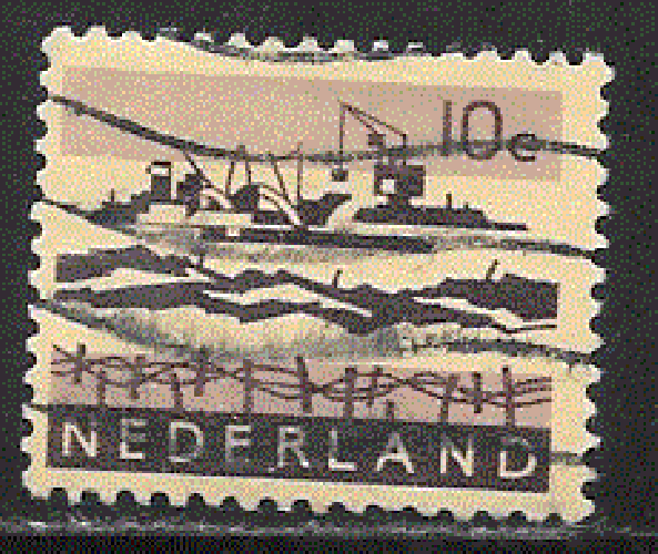 Pays-Bas  - YT  761A  obl - travaux du delta (1962)