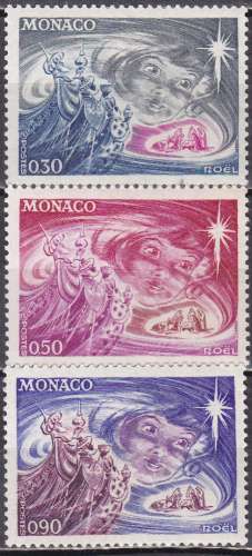MONACO N° 900/2 de 1972 neufs** en série complète 