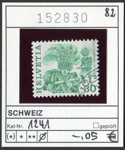 Suisse 1982 - Michel 1241  - oo oblit. - 