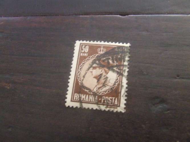 ROMANIA 1930 CAROL 50 b USATO