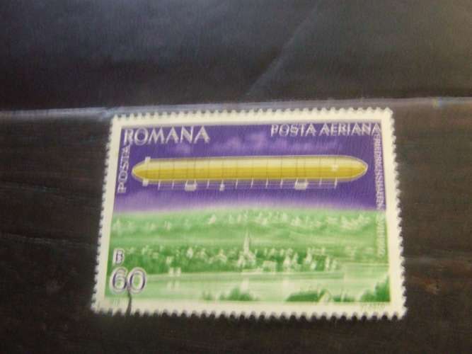 ROMANIA 1978 DIRIGIBILI 60 b USATO