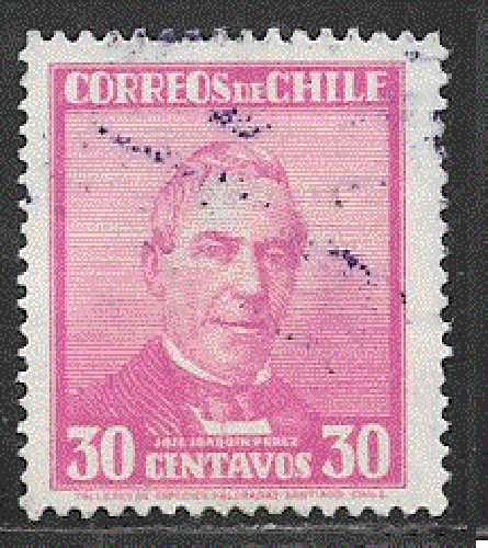 Chili  - YT  155  obl - Jose Joaquin Perez (1934)