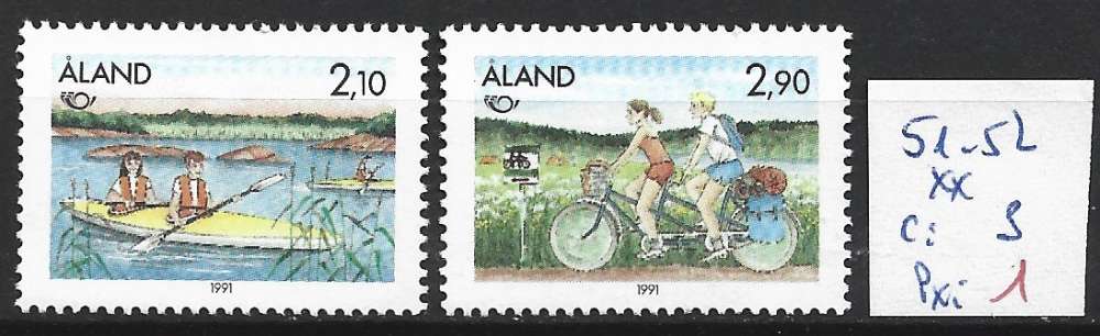 ALAND 51-52 ** côte 3 €