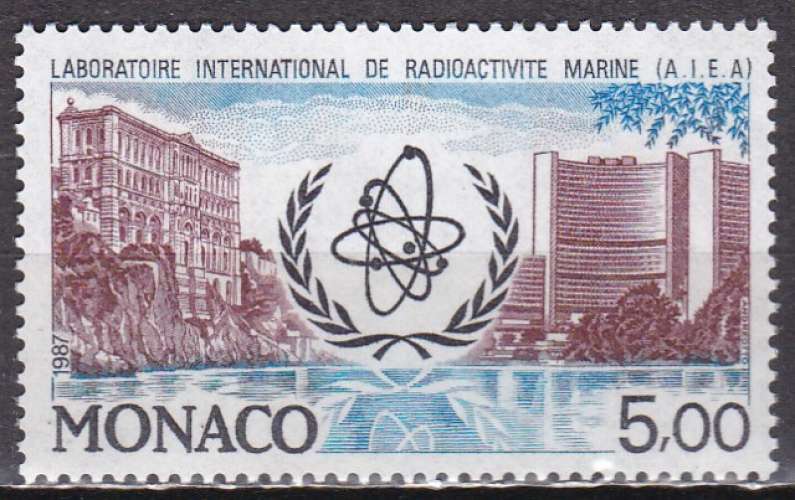 MONACO N° 1602 de 1987 neuf** sous la faciale