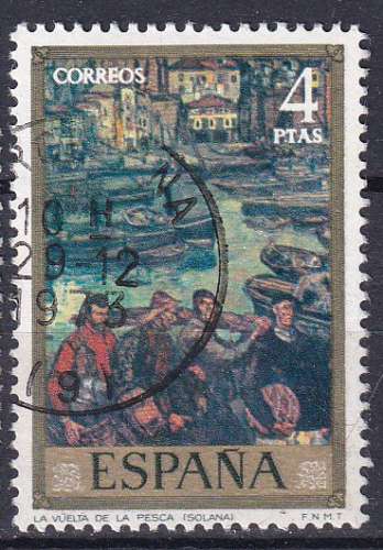 ESPAGNE - 1972 - Tableau - Yvert 1734 Oblitéré