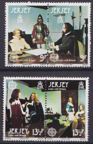 Jersey 1980 Y&T 213, 214, 215, 216 neuf ** - Europa 