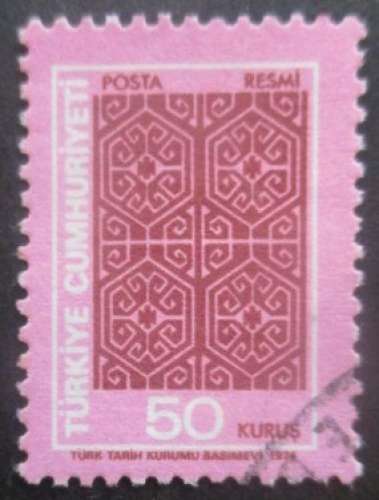 TURQUIE service N°132 oblitéré