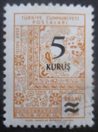 TURQUIE service N°140 oblitéré