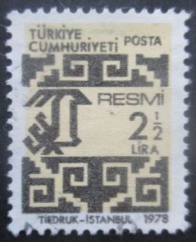 TURQUIE service N°144 oblitéré