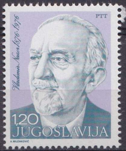 Yougoslavie 1976 Y&T 1539 neuf ** - Vladimir Nazor 