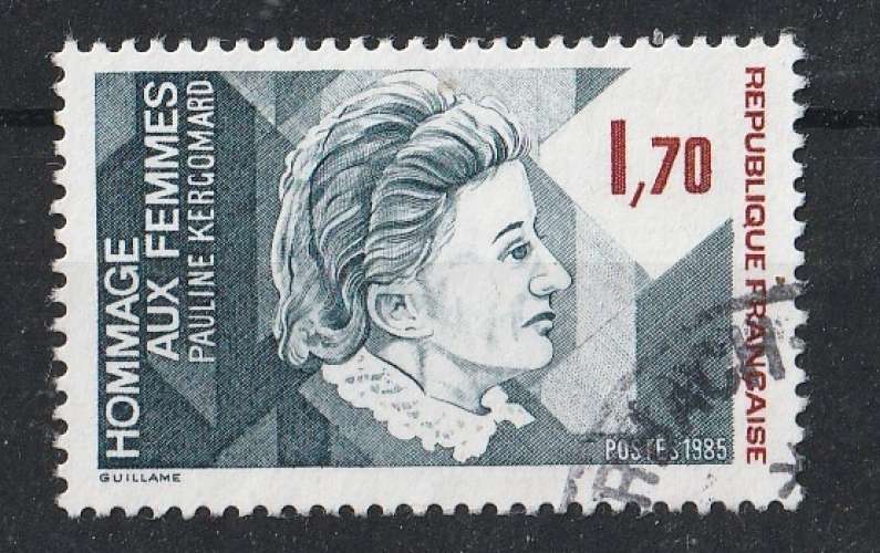  FRANCE 1985  YTN°2361 Pauline kergomard oblitéré 