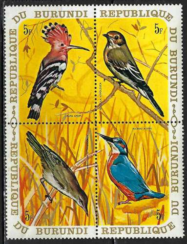 Burundi - 1970 - Y & T n° 411 à 414 - MNH