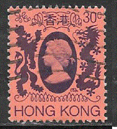 Hong-Kong - YT  384  obl - Elizabeth II (1982)