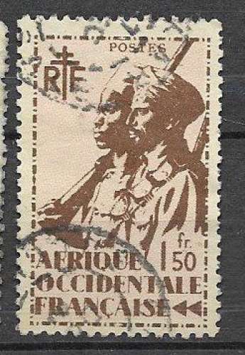 AOF - 1945 - YT n °  13  oblitéré