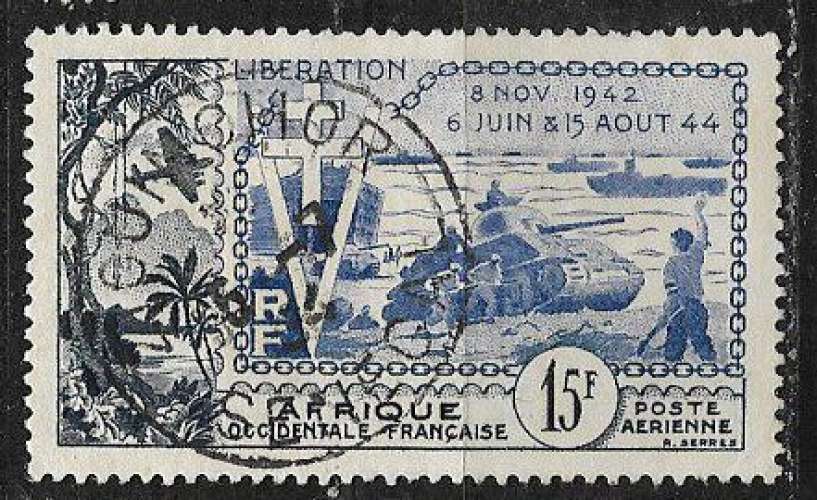 AOF - 1954 - YT n °  17  oblitéré