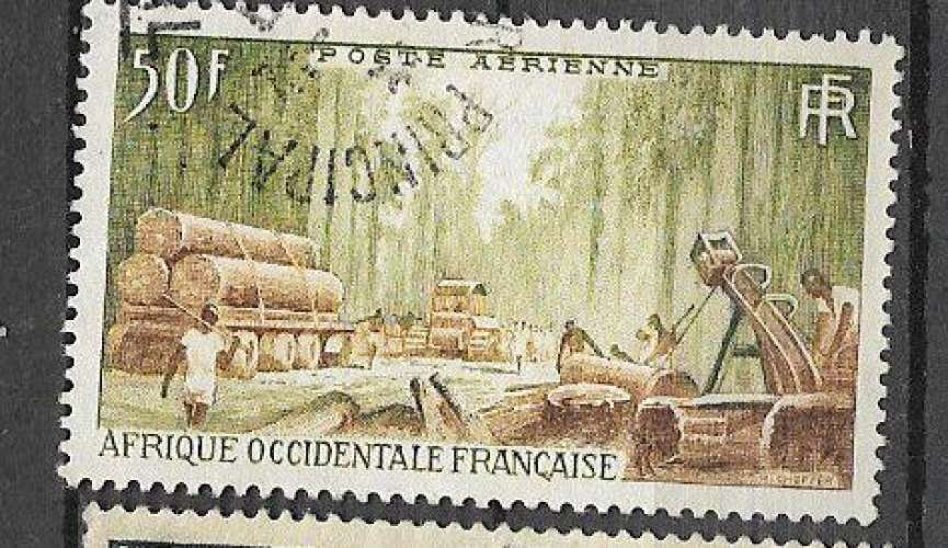 AOF - 1954 - YT n °  18  oblitéré
