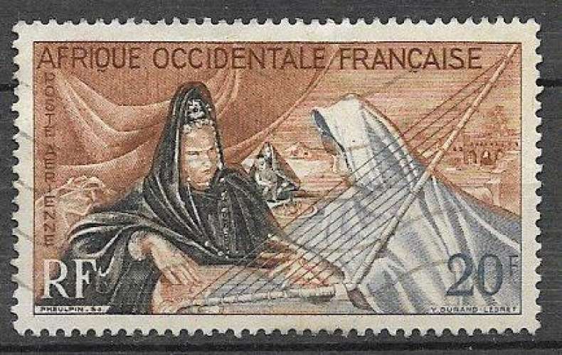 AOF - 1958 - YT n °  28  oblitéré