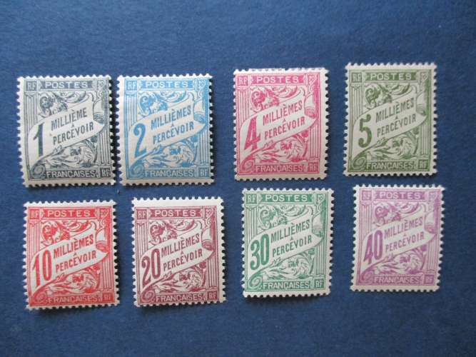 Alexandrie y & t taxe 6 au 13 *1922