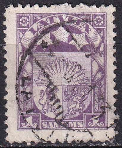lettonie ... n° 121  obliteré - 1927