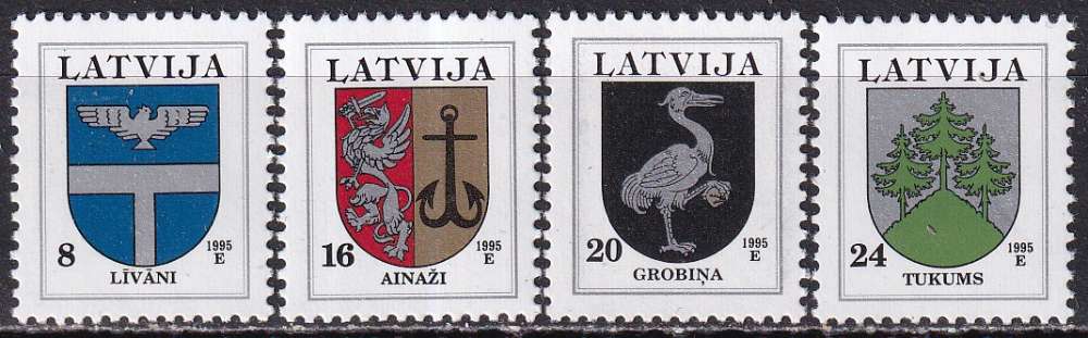 lettonie ... n° 359 a 362  neufs** - 1995