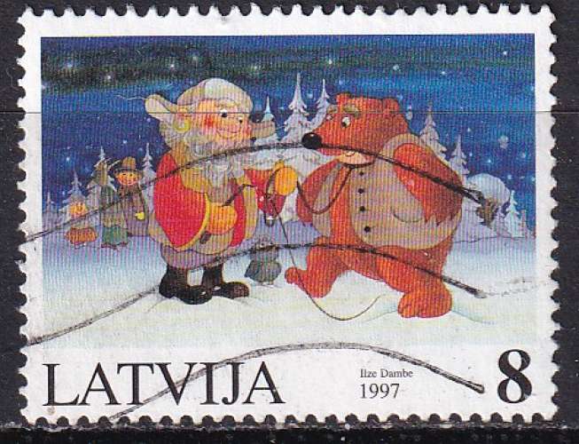 lettonie ... n° 428  obliteré - 1997