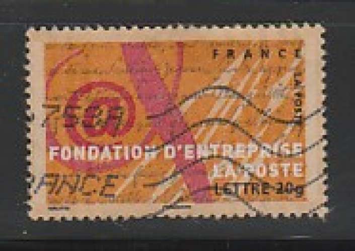 France timbre n° 3934 ob année 2006  Fondation d'entreprise La Poste