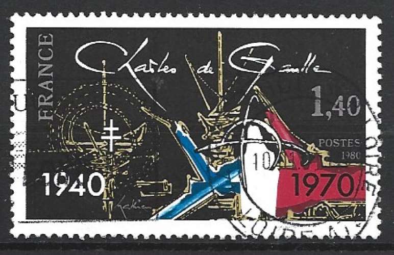 France 1980 - Y & T : 2114 - De Gaulle