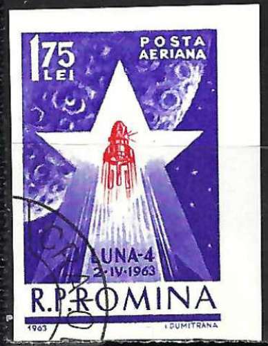 Roumanie - 1963 - Y & T n° 174 Poste aérienne - O.