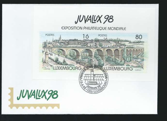 LUXEMBOURG-FDC-OBL-1998-YT N°17-JUVALUX 98