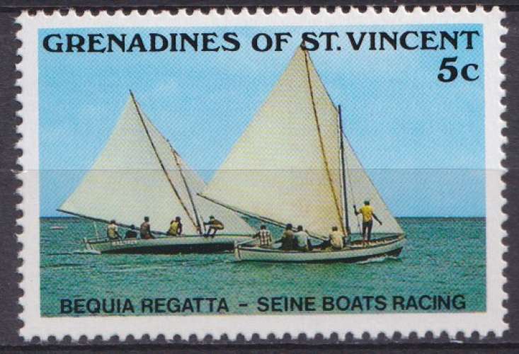 St Vincent et Grenadines 1988 Y&T 538 neuf ** - Voiliers 