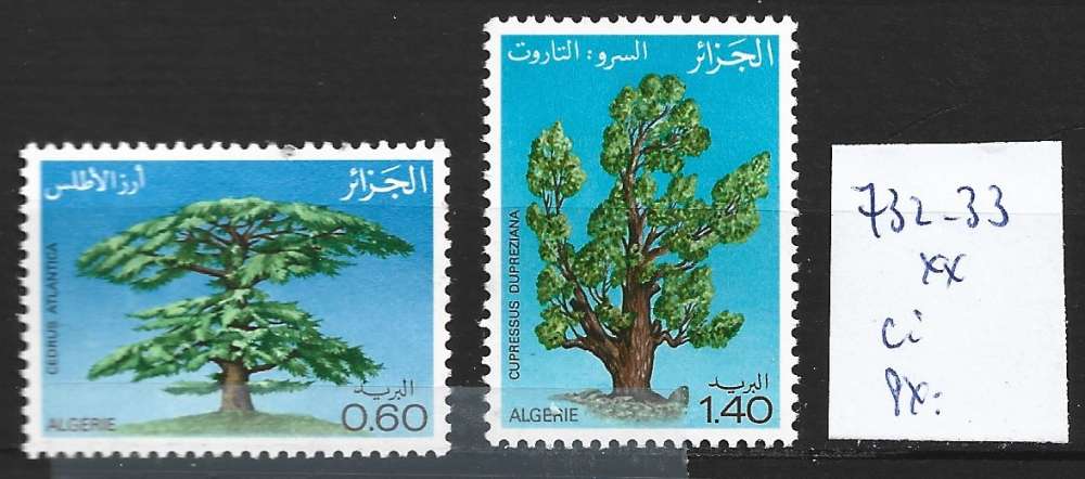 ALGERIE 732-733 ** côte 2 € 
