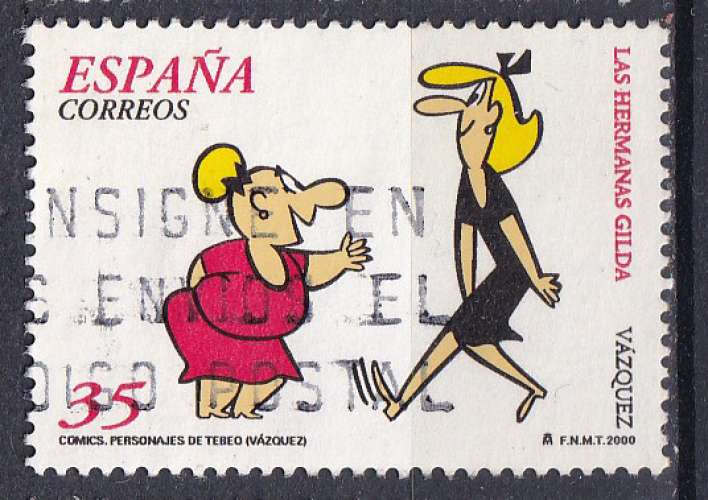 ESPAGNE - 2000 - Bédé - Yvert 3279 Oblitéré