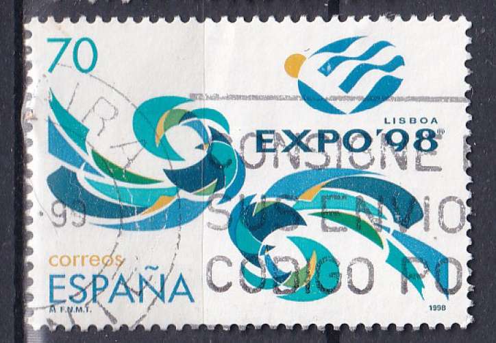 ESPAGNE - 1998 - Expo Lisboa - Yvert 3127 Oblitéré